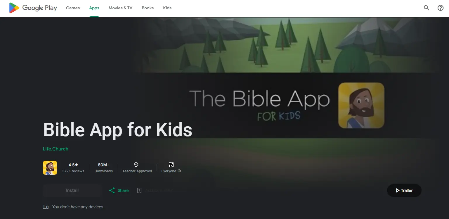 Bible App for Kids 